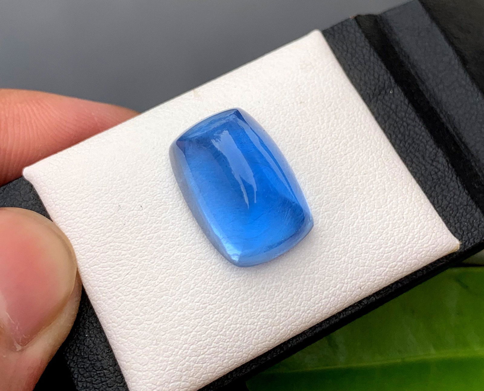 Beautiful Santa Maria Color Aquamarine Sugarloaf Cabochon For Necklace , Top Quality Fine Aquamarine (1 of 6)