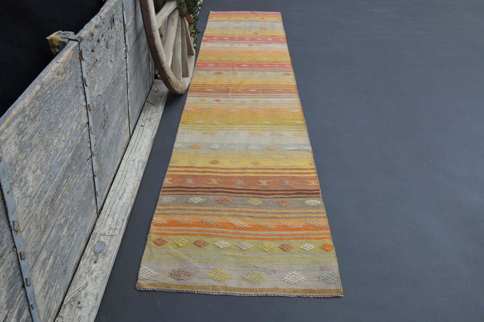 2'5x12'2 Ft Turkish Stair Decor Rug (1 of 9)