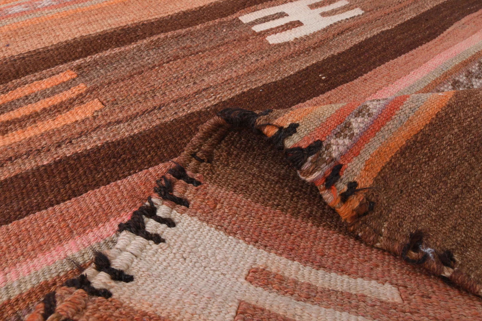 3x4 Mini Decor Kilim Turkish Bathroom Rug (1 of 9)