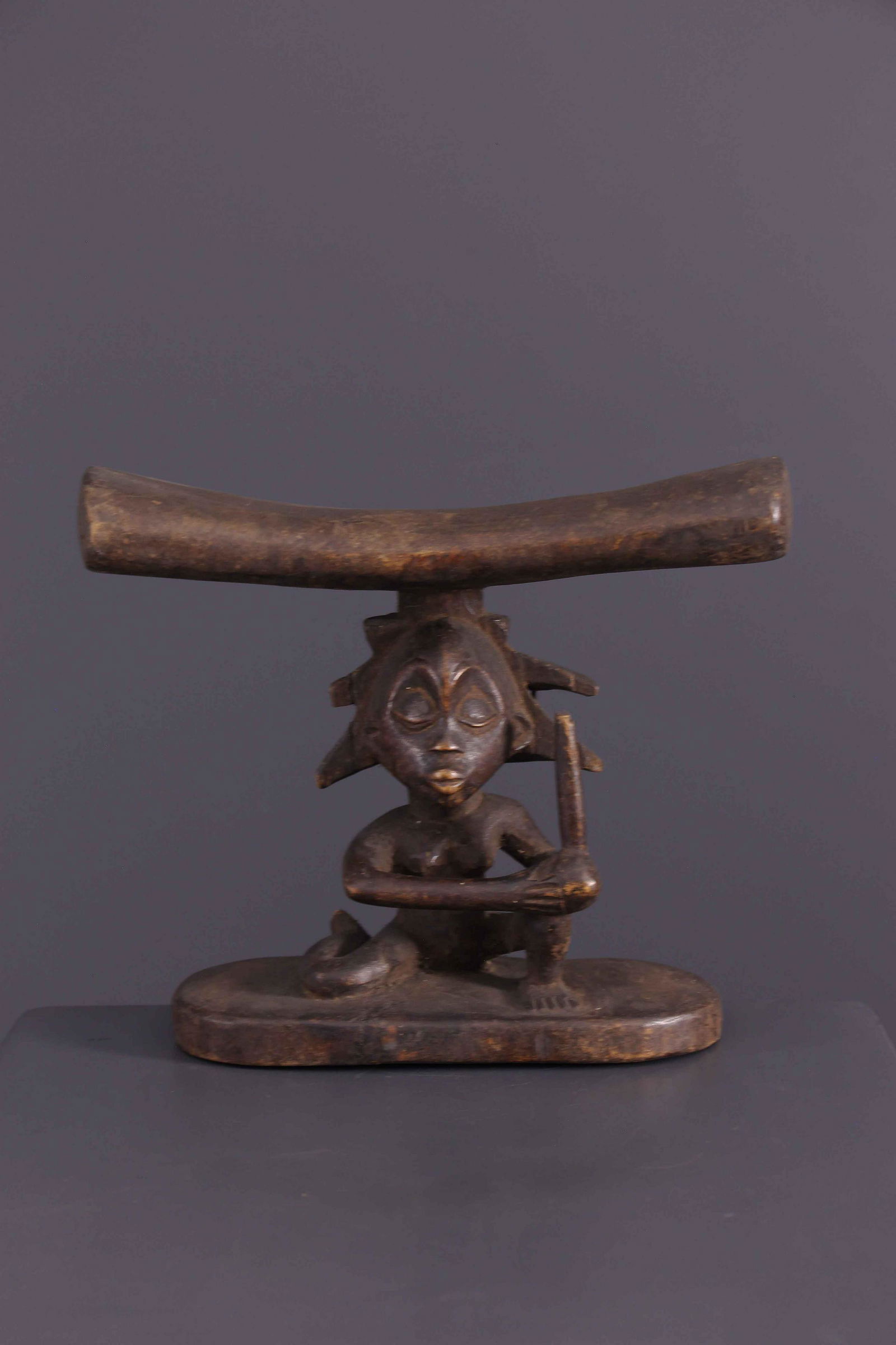 Luba neck rest - DRC ex Zaire - African Art Tribal Art (1 of 10)