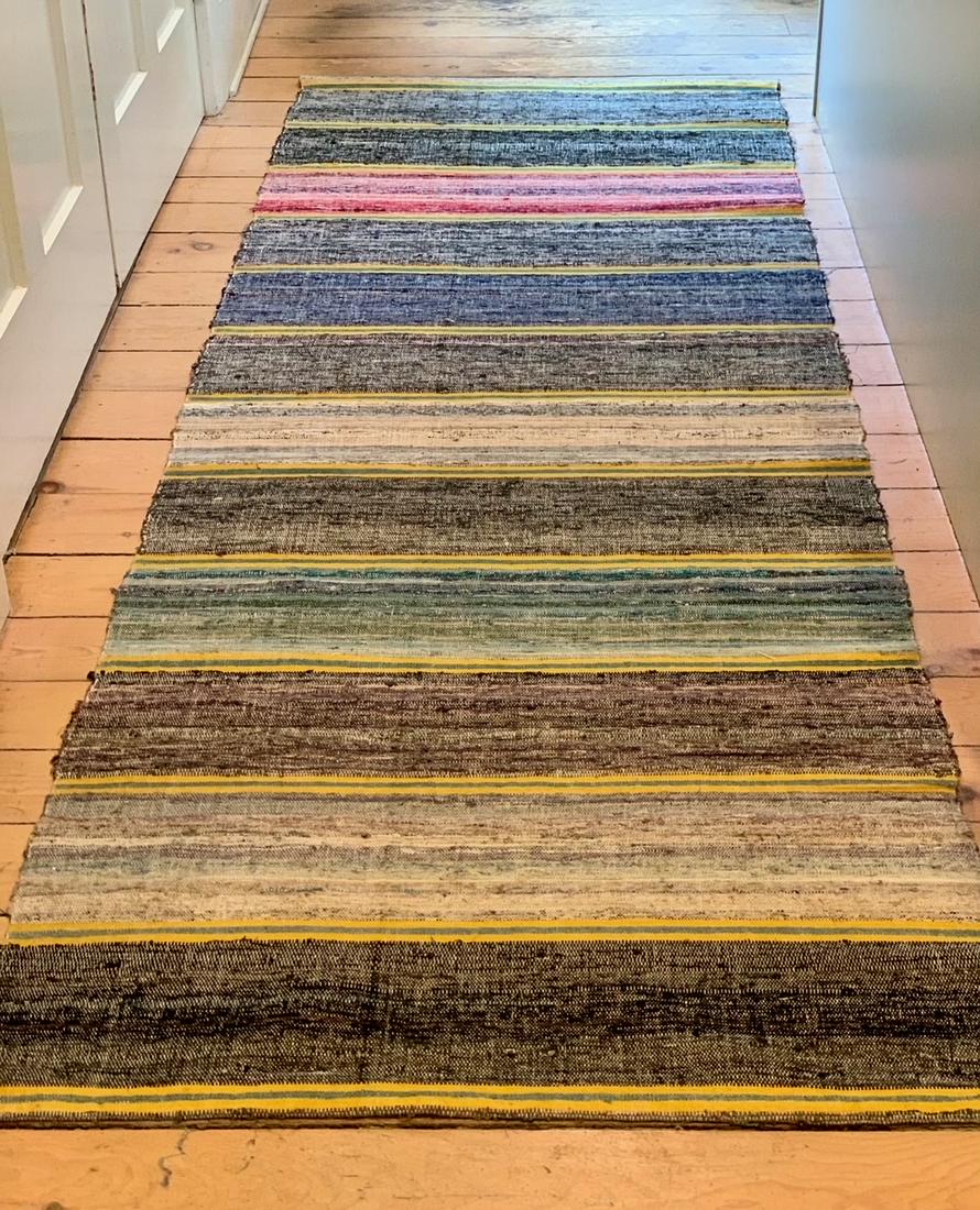 Early 20th c Rag Carpet (1 of 4)