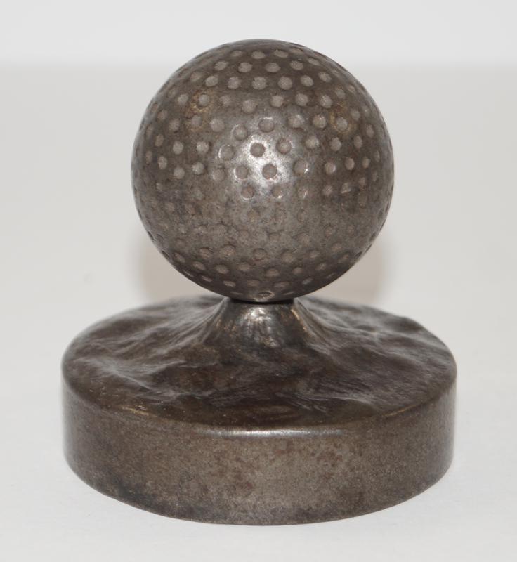 Antique Golf Ball Cast Iron Paperweight (1 of 4)