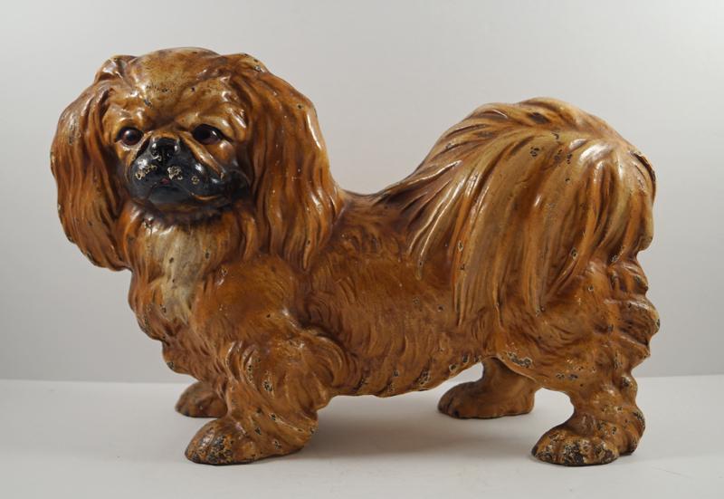 Pekingese Dog Cast Iron Hubley Doorstop (1 of 9)