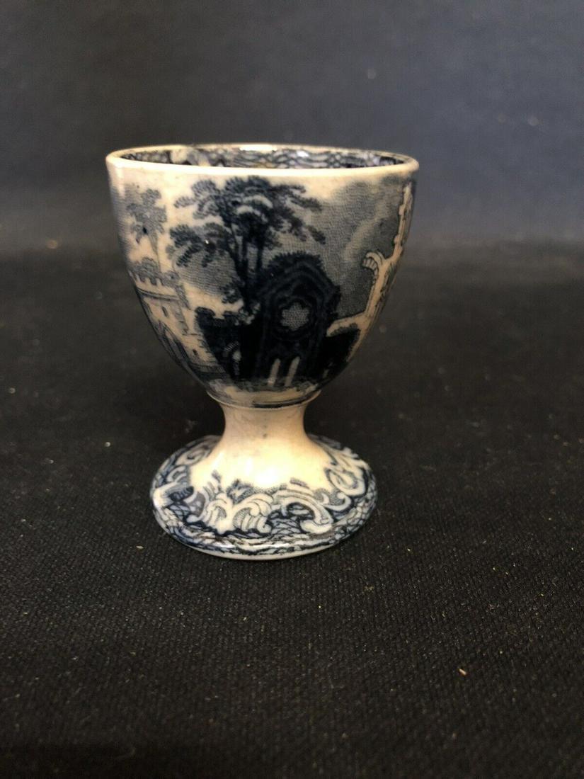 mulberry staffordshire egg cup: It measures 2 1/2” x 2” and dates around the 1950’s. It has a tight 1” hairline. Otherwise it has no other issues Shipping: Domestic: Flat-rate of $15.00 to anywhere within the