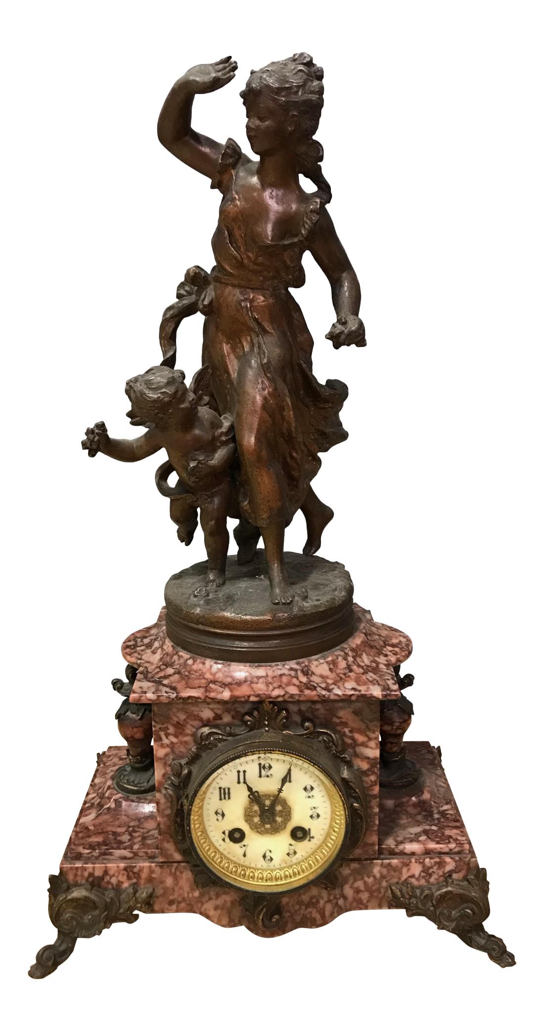 Antique French Marble Clock (1 of 13)