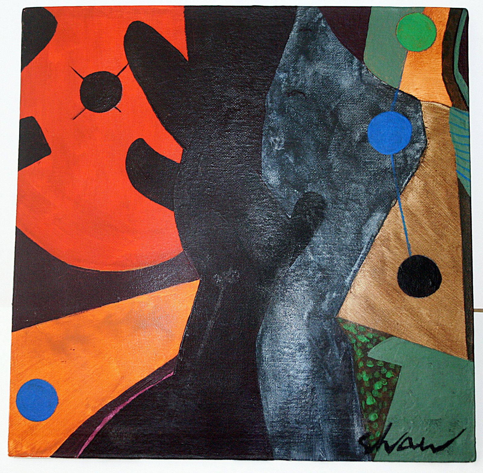 Charles Green Shaw (1882 - 1874 ) Abstract paiinting (1 of 3)