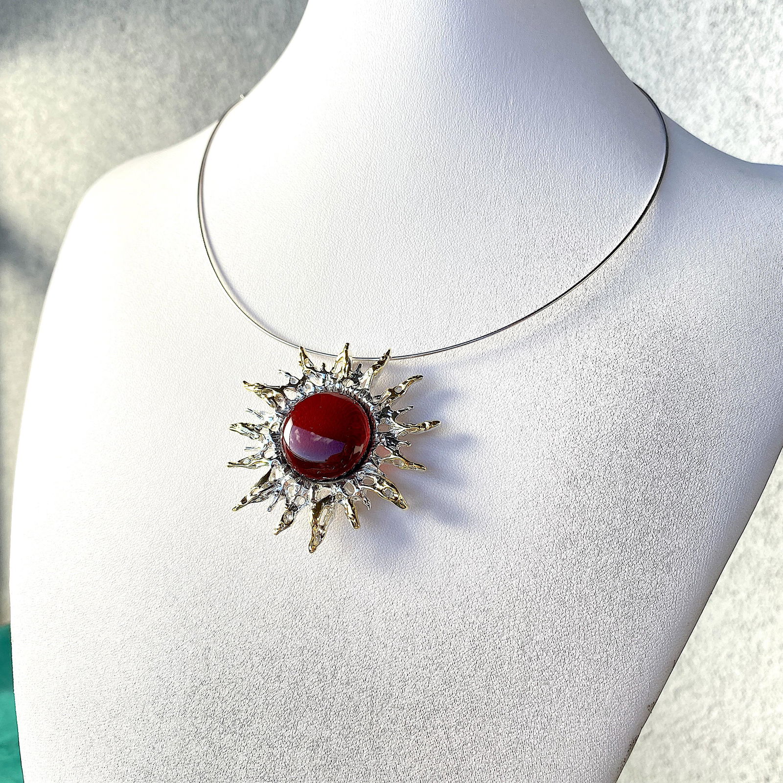 Amber Brooch / Pendant Necklace (1 of 9)