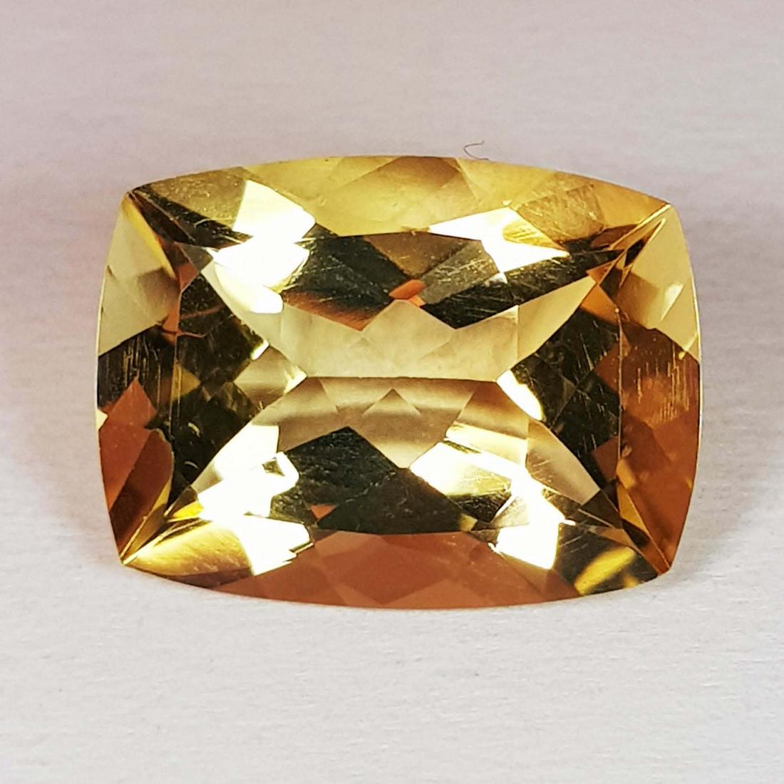 9.21 ctz Fine Collcetuion Golden Color Natural Citrine: No Reserve! Title: 9.21 ctz Fine Collcetuion Golden Color Natural Citrine Color/Clarity: Golden / IF Gemstones: Citrine Carat Weights: 9.21 Size/Dimensions: 16.10 x 12.00 x 7.60 Additional Information
