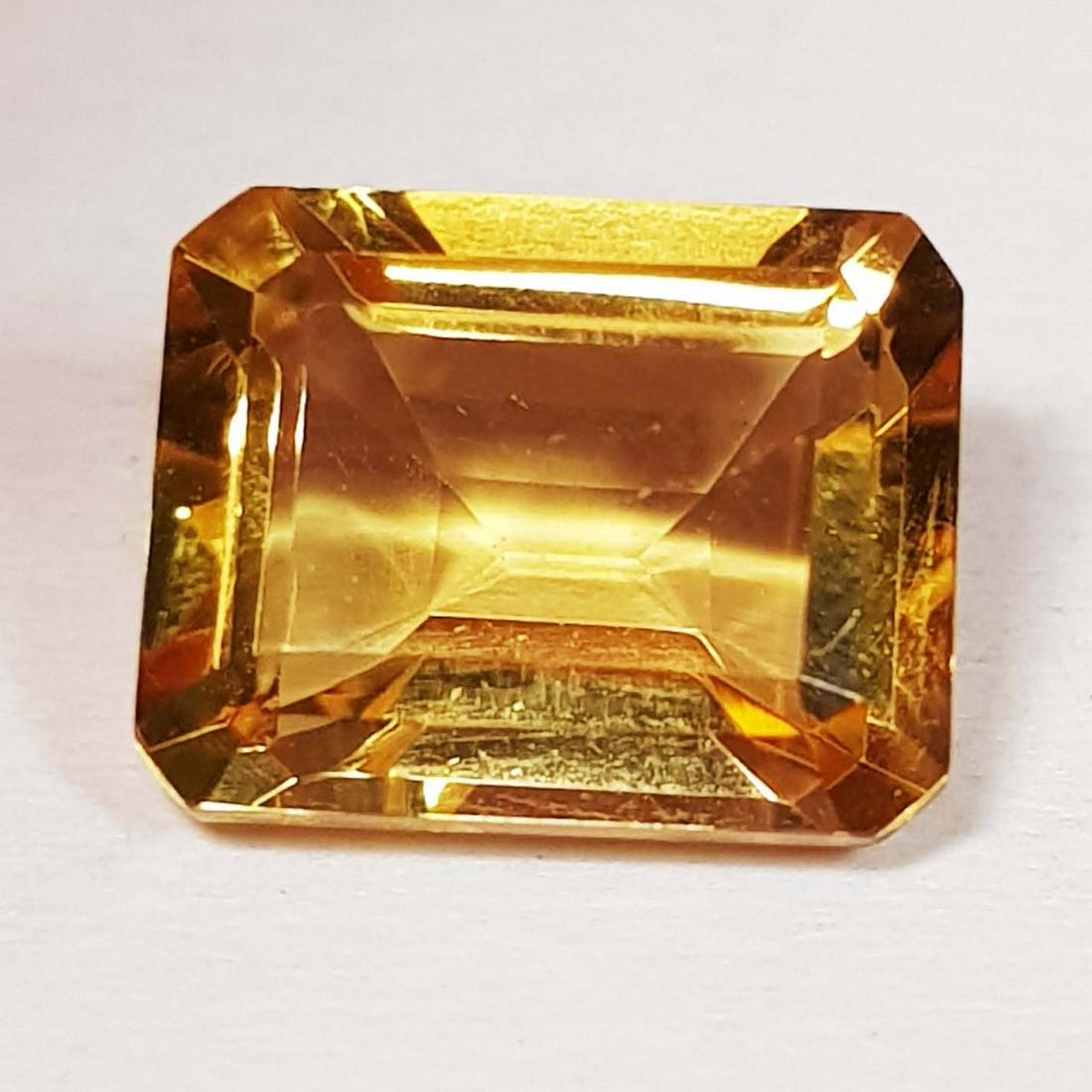 3.28 ctz Fine Collcetuion Golden Color Natural Citrine: No Reserve! Title: 3.28 ctz Fine Collcetuion Golden Color Natural Citrine Color/Clarity: Golden / IF Gemstones: Citrine Carat Weights: 3.28 Size/Dimensions: 10.20 x 8.10 x 5.20 Additional Information: