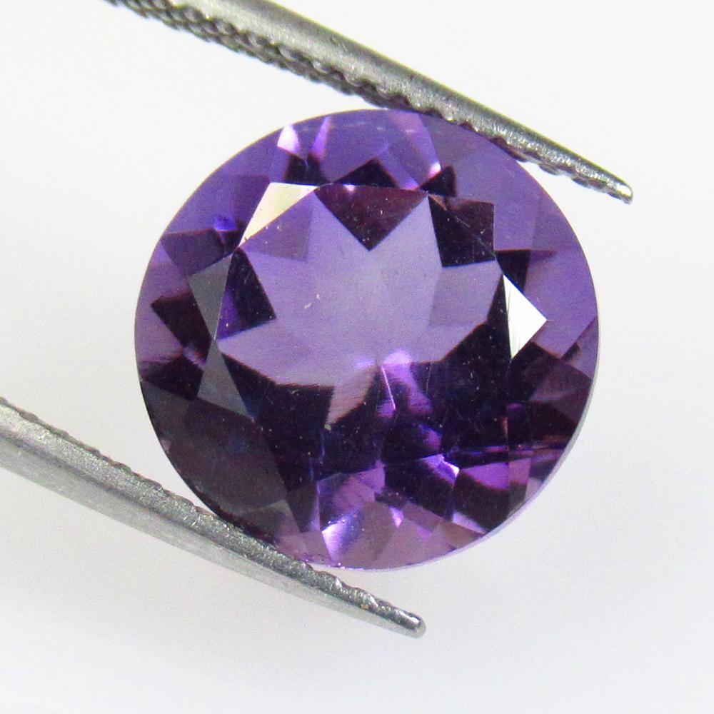 4.53 Ctw Natural Purple Amethyst Round Cut (1 of 2)