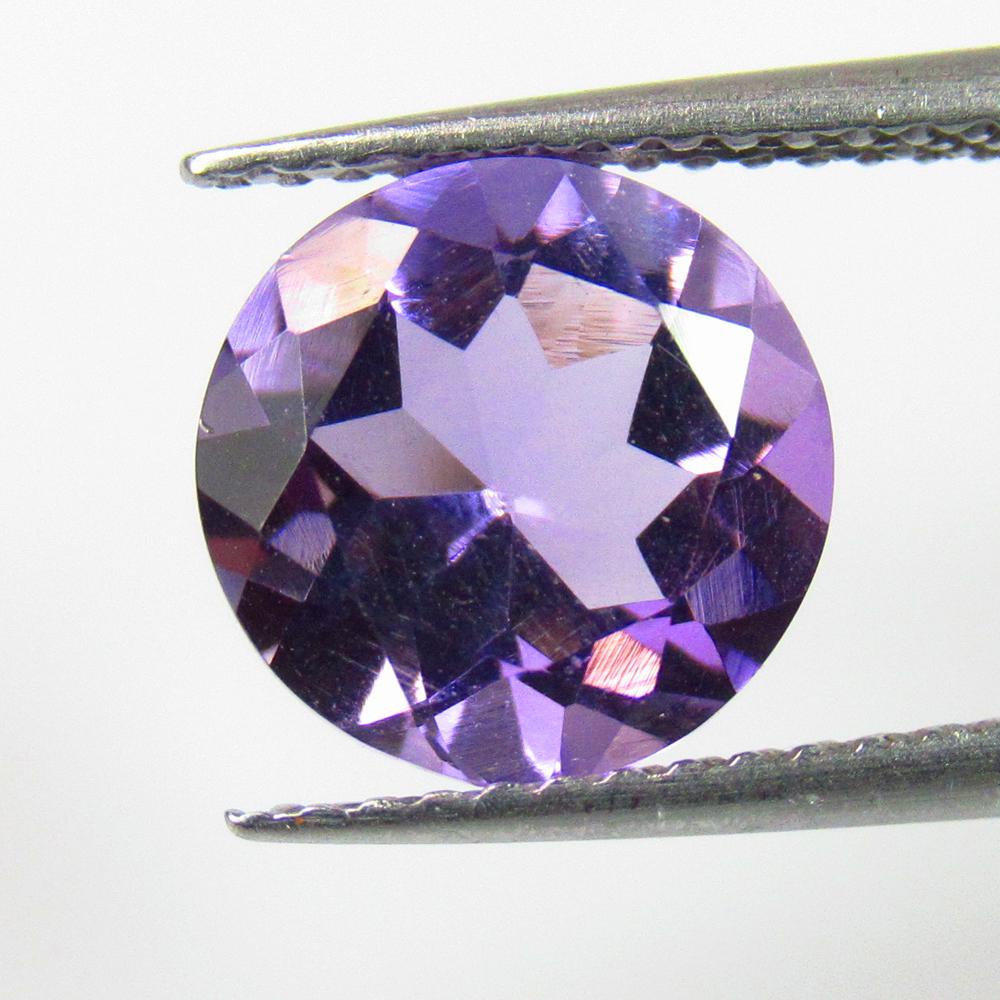2.28 Ctw Natural Purple Amethyst Round Cut (1 of 2)