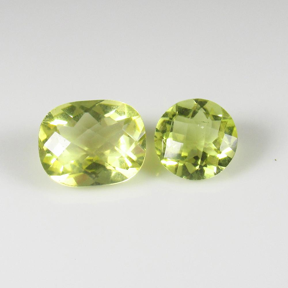 Natural Lemon Quartz 2 Pc's - 4.52 Ct (1 of 2)