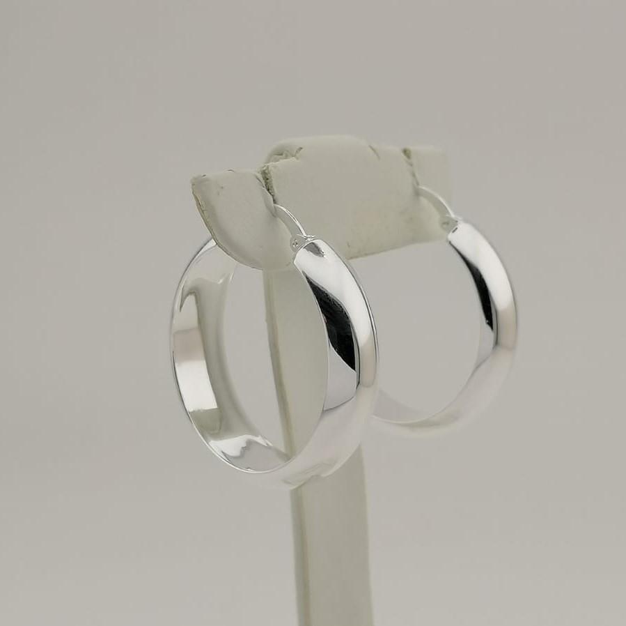 925 Silver Hoop Earrings (1 of 9)