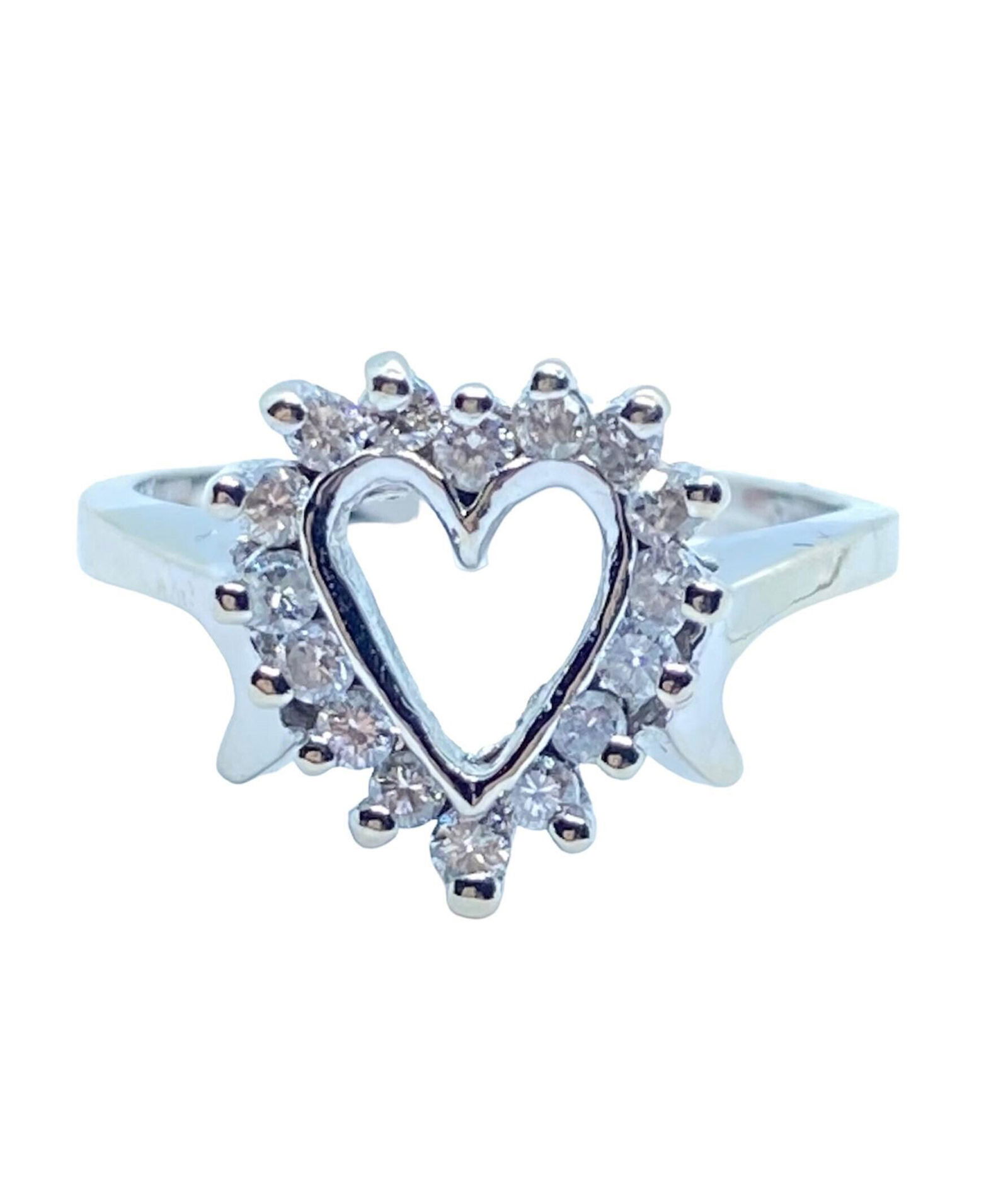 14k diamond heart ring (1 of 9)