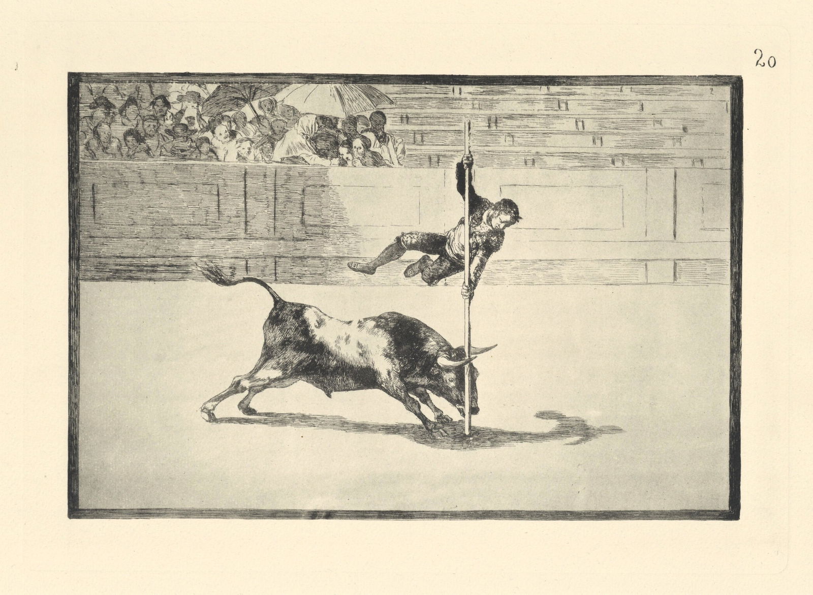 Francisco Goya "Tauromaquia" Plate 20 (1 of 1)