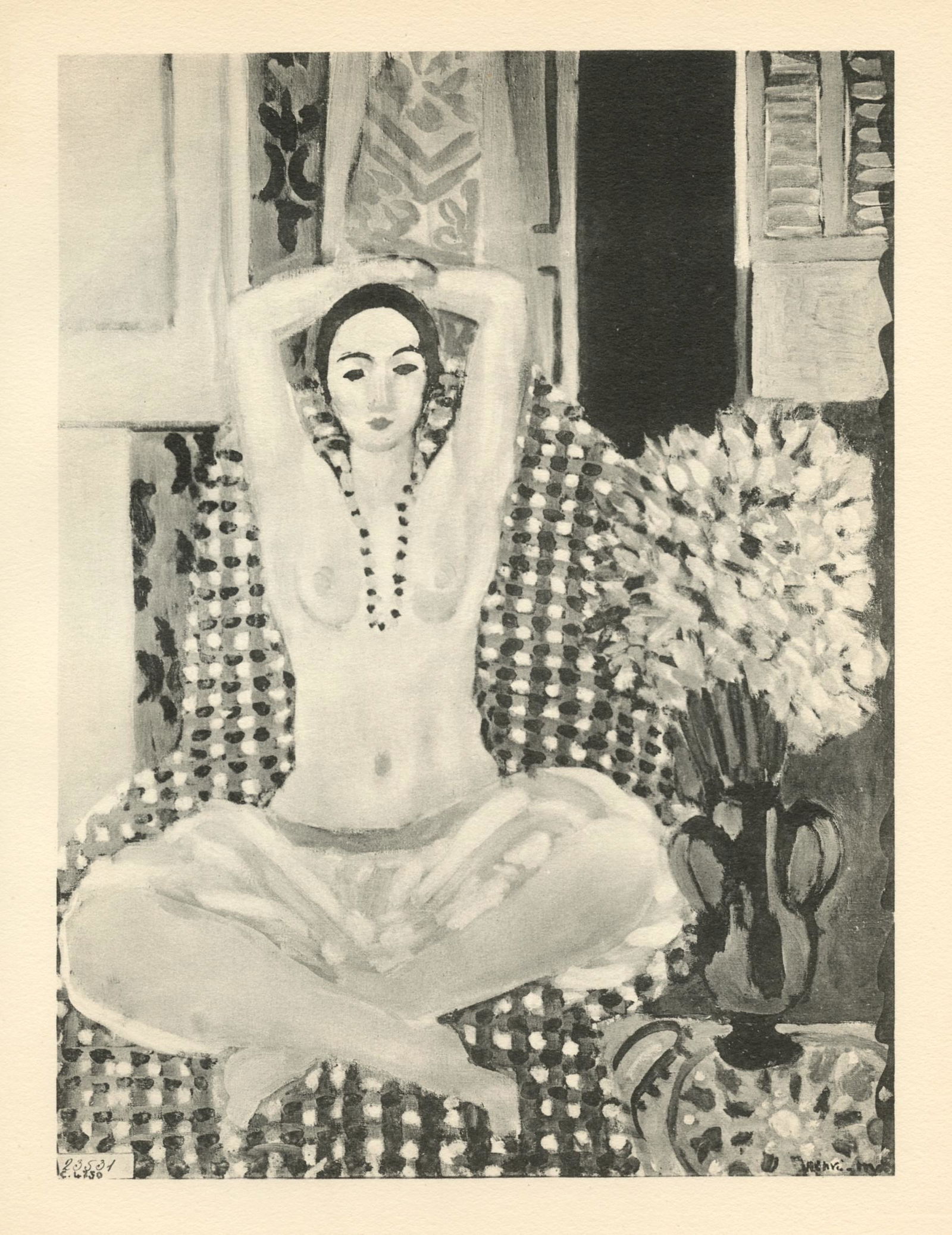 Henri Matisse "In the Pose of a Buddha" 1929 (1 of 1)