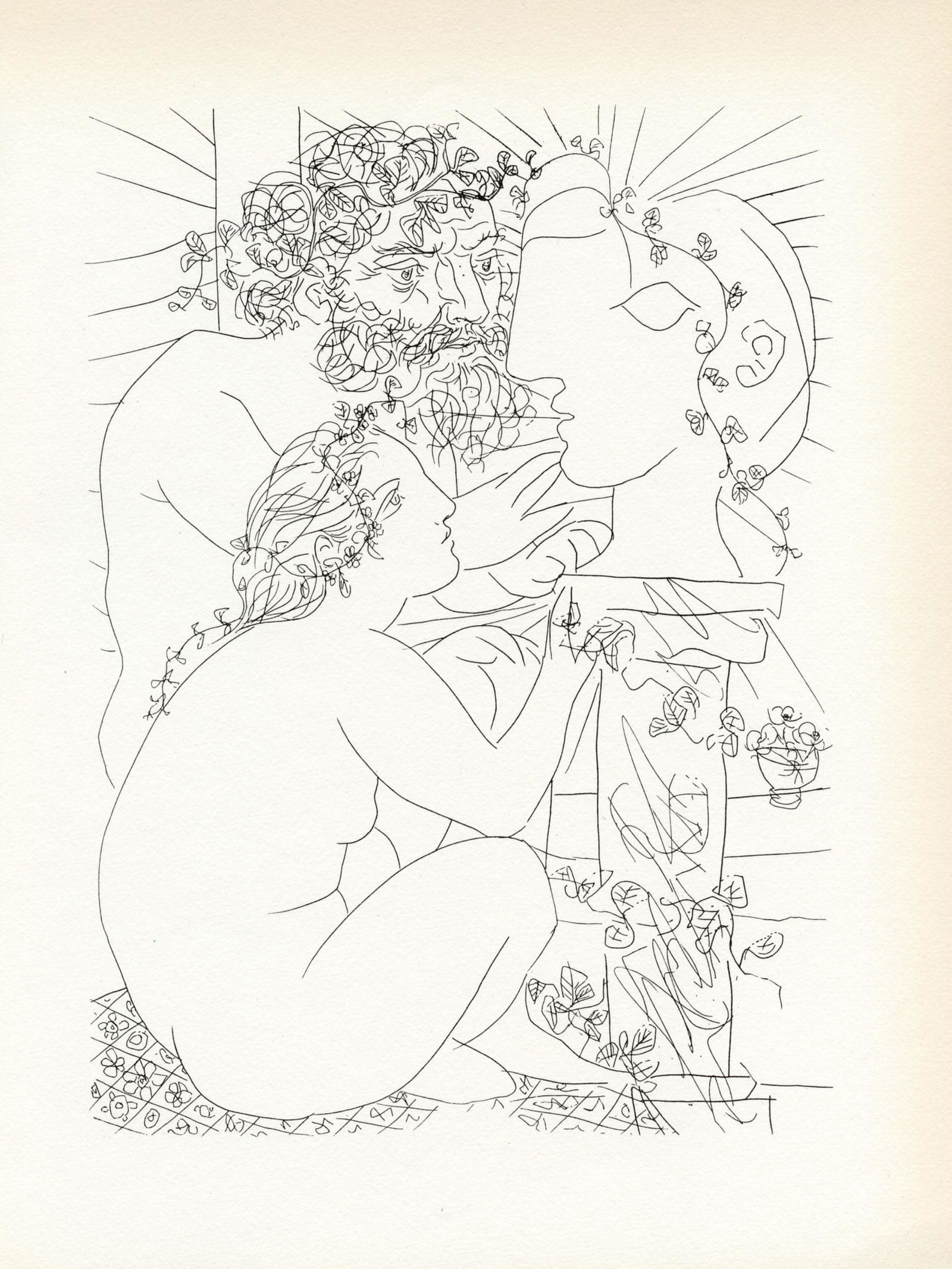 Pablo Picasso Vollard Suite "Sculpteur et modele" (1 of 1)