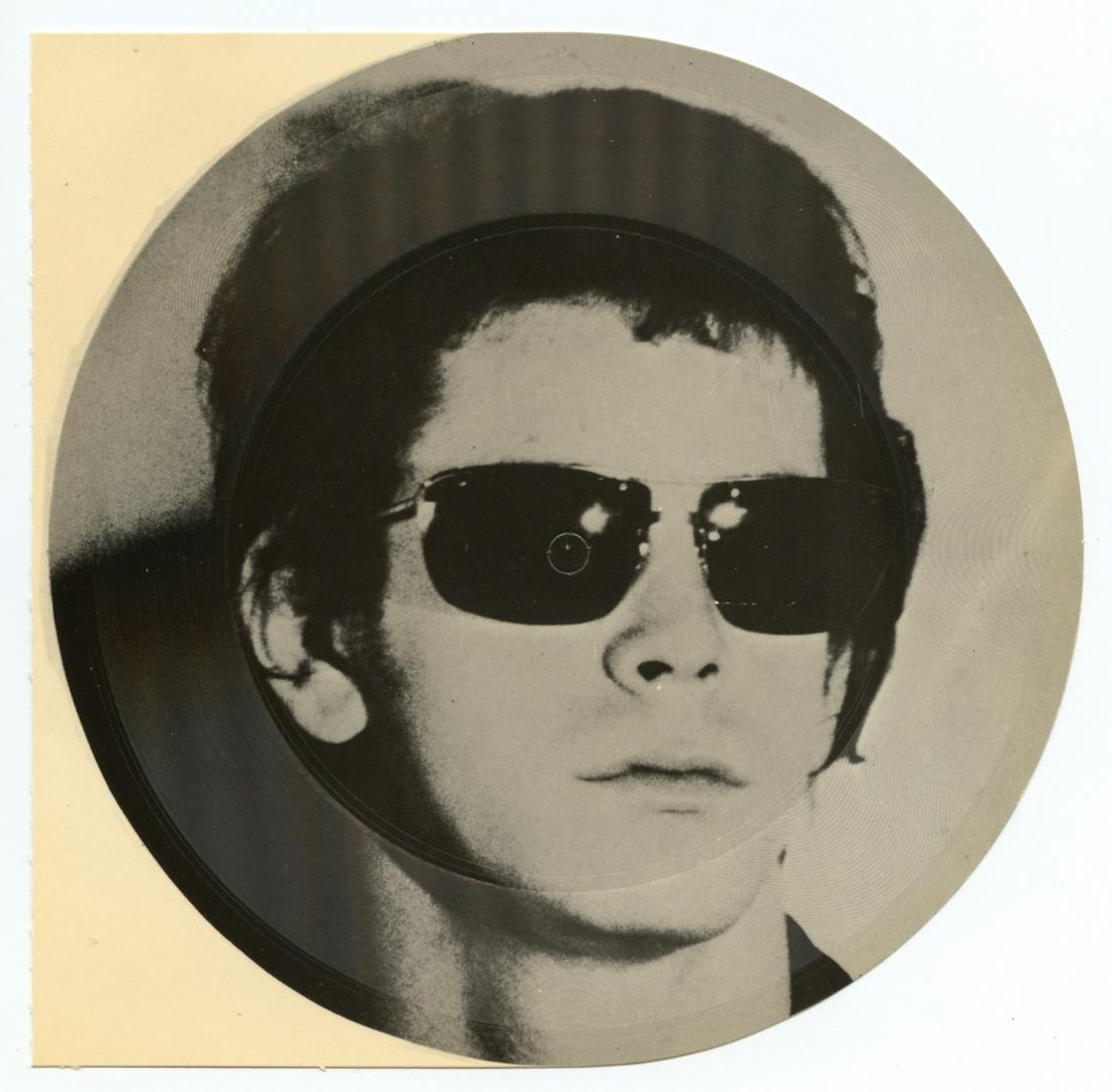 Andy Warhol lithograph disc Portrait of Lou Reed 1967 (1 of 1)
