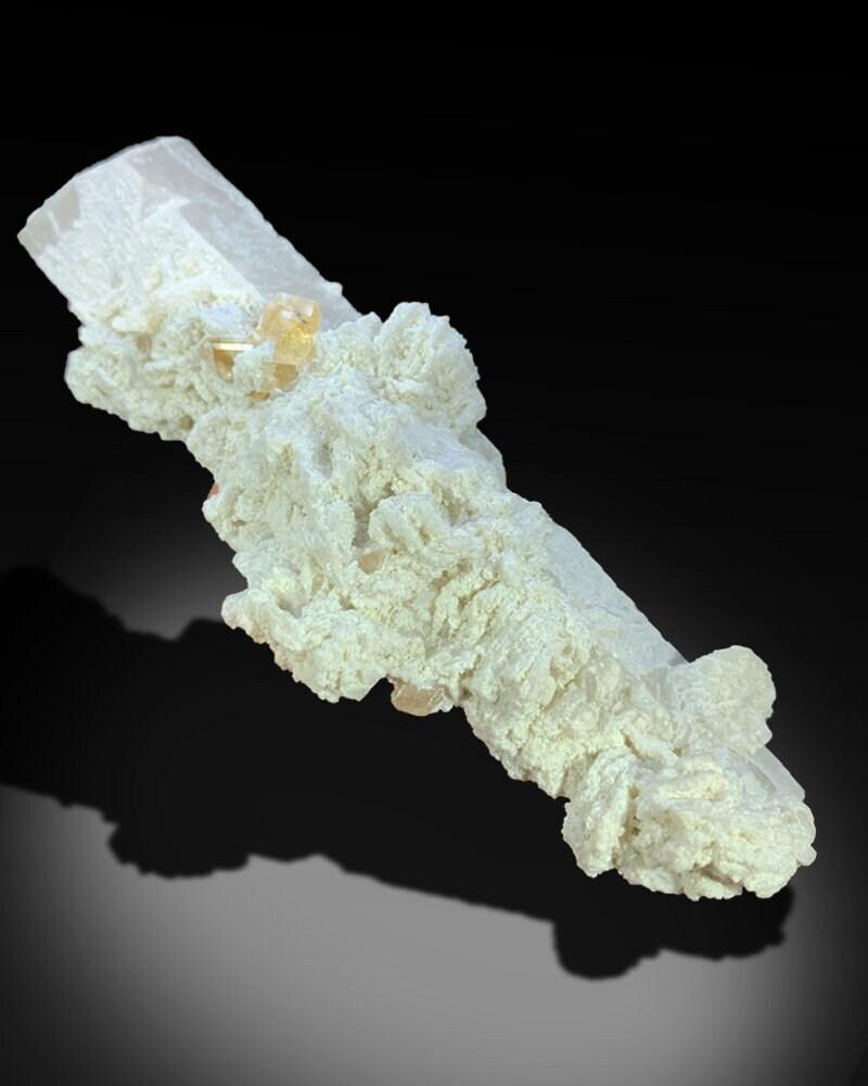 Home Decor Topaz Specimen, Natural Sherry Color Topaz Crystal, Topaz With Feldspar, Cleavelandite (1 of 6)