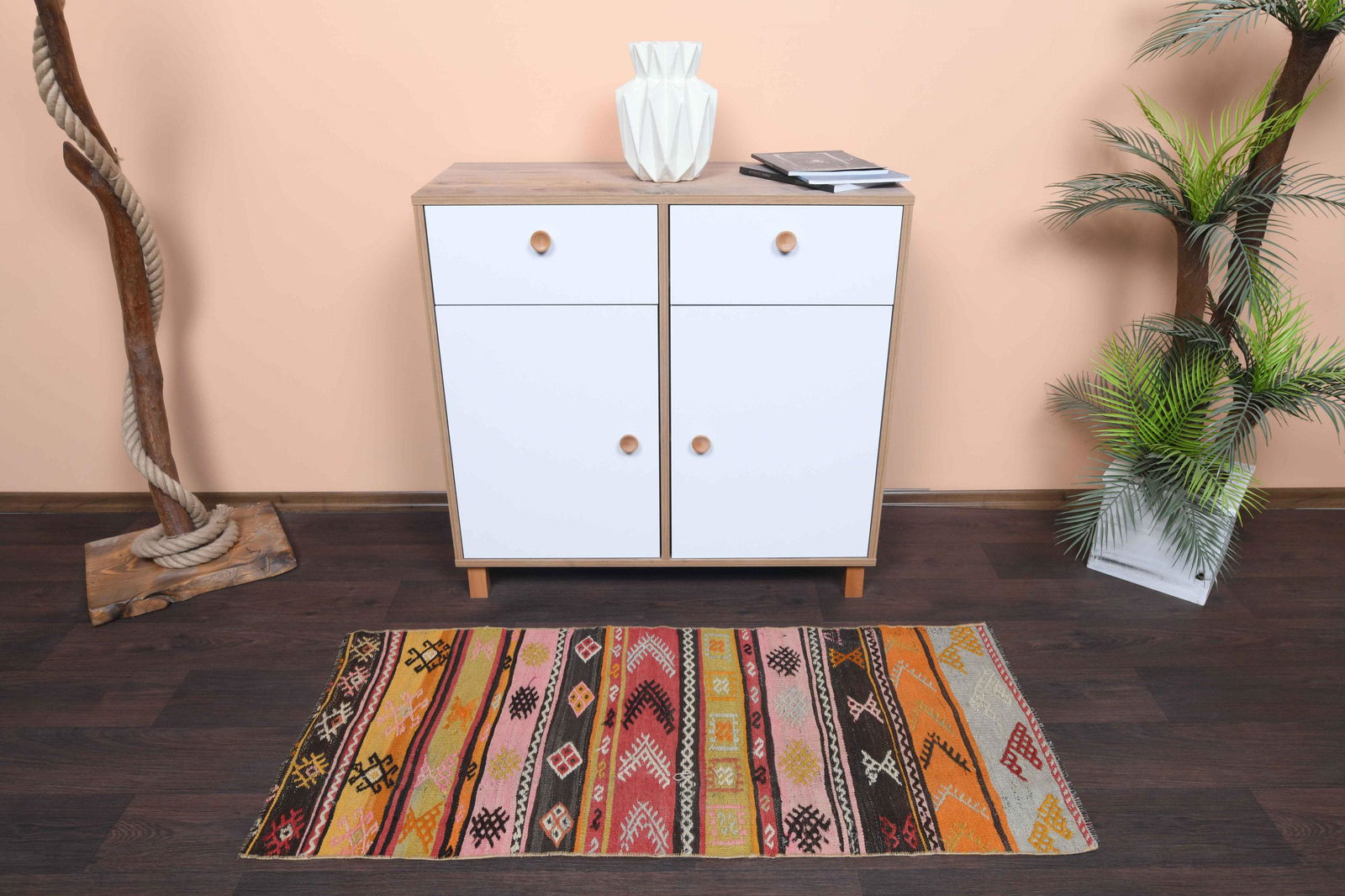 2.0x4.7 Ft Turkish Oushak Antique Rug (1 of 6)