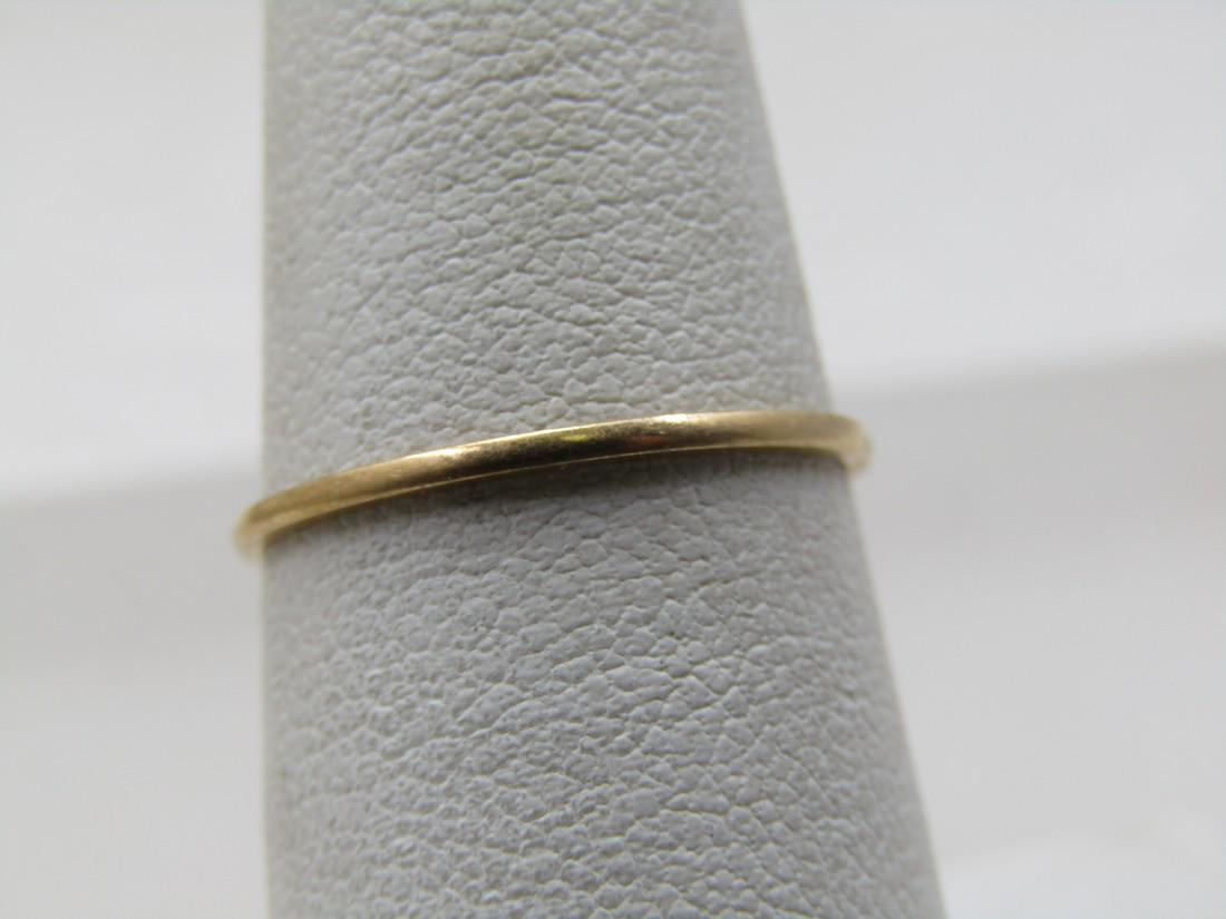 Vintage 14kt Gold Wedding Band, Sz. 7.25, Unisex, Signed (1 of 6)