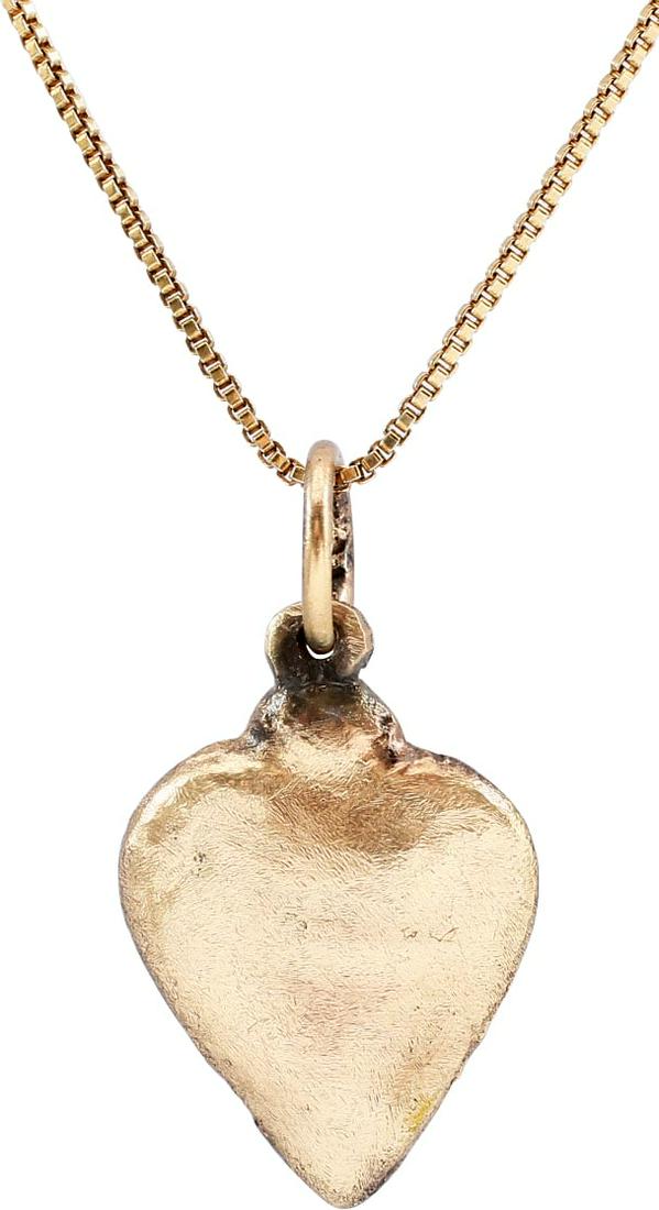 VIKING HEART PENDANT 9TH-10TH CENTURY AD. (1 of 4)