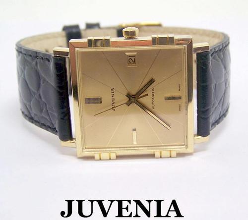 NOS 18K Gold JUVENIA MACHO Mens AUTOMATIC Watch Ref 8902* 1 Year Store Warranty (1 of 10)