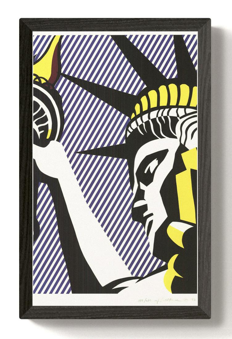 Roy Lichtenstein - I Love Liberty - 2012 Offset Lithograph 19.75" x 12.5" (1 of 1)
