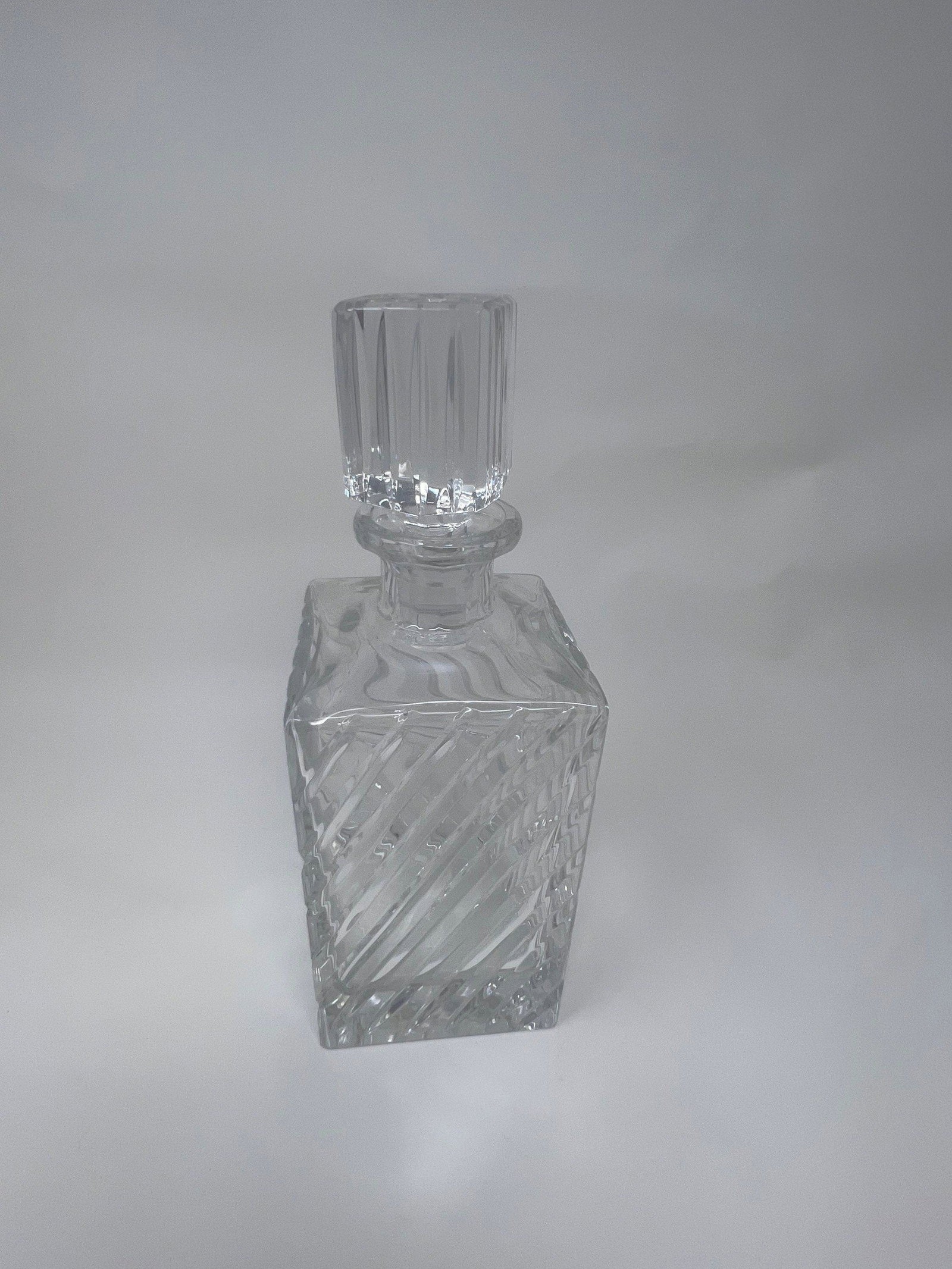 Vintage French Crystal Decanter: Vintage from the 1950s Materials: Glass Description Vintage French Crystal Decanter The bar cart’s about to get a gorgeous upgrade, all thanks to this vintage liquor decanter. Purchased in the s