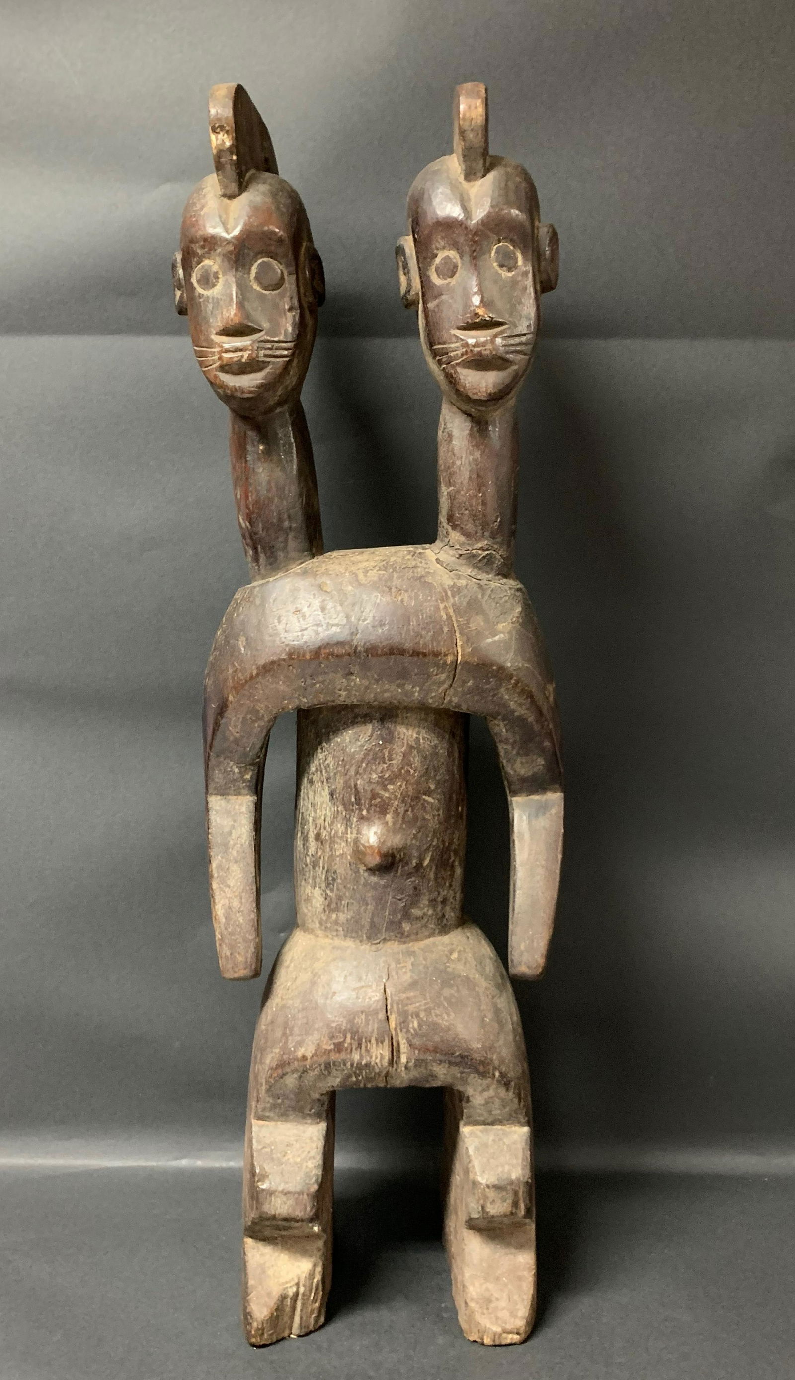 Mumuye Double Head Statue (1 of 10)