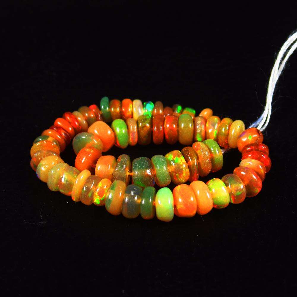 Natural Multicolor Opal Beads - 4.79 Ct (1 of 2)