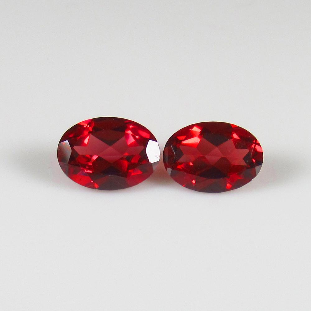 Natural Rhodolite Garnet Pair - 1.92 Ct (1 of 2)
