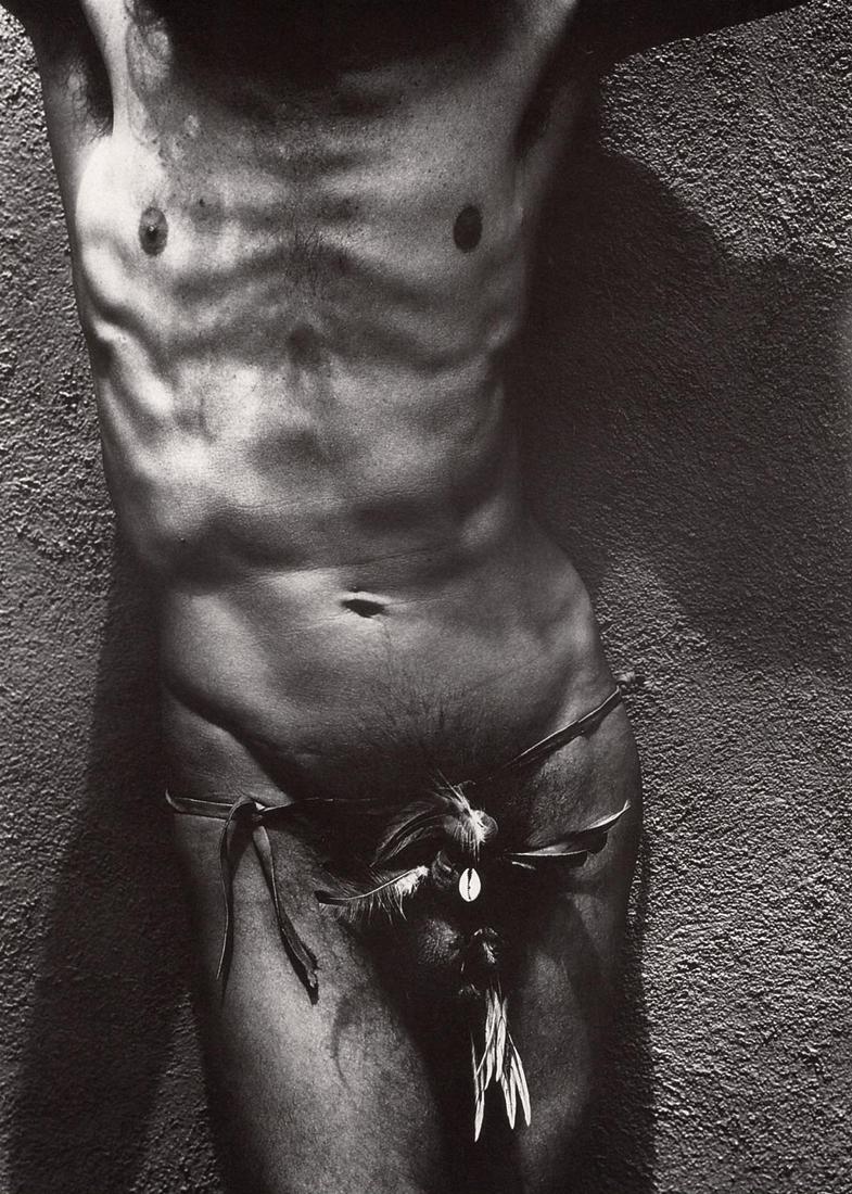 WALTER CHAPPELL - Male Feather Torso, Aboriginal ceremonial, Santa Fe, 1966: Artist: WALTER CHAPPELL Print Title: Male Feather Torso, Aboriginal ceremonial, Santa Fe, 1966 Printing Date: 1980’s Medium: Photo-lithograph Printed in: Austria Image Size: 7.5 x 5.5” COA