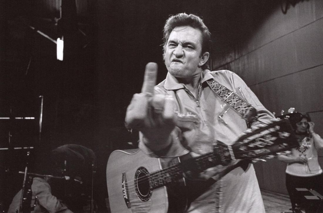 JIM MARSHALL - Johnny Cash, San Quentin, 1970 (1 of 1)