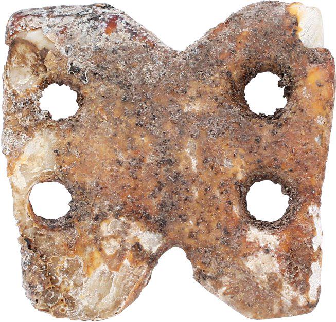 PRECOLUMBIAN MOTHER OF PEARL SHELL ORNAMENT (1 of 3)