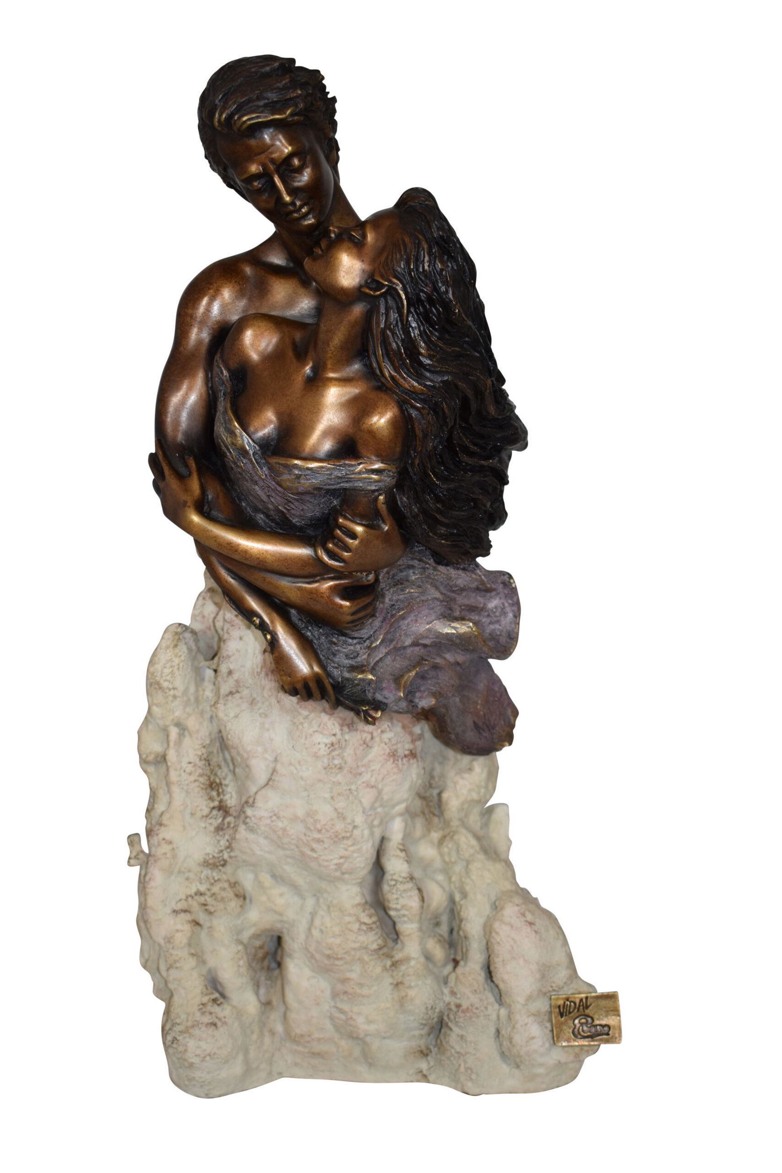 Passion, Bronze Statue from the Vidal Collection - COA included 7" x 10" x 20"H (1 of 12)