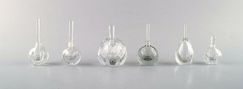 Vicke Lindstrand for Kosta Boda and Edward Hald for Orrefors. A collection of six mouth blown (1 of 1)