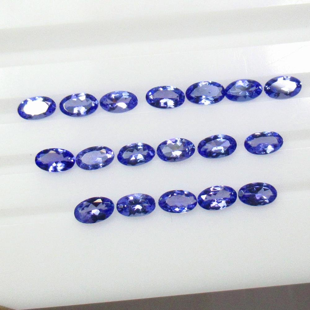 3.76 Ctw Natural Tanzanite Oval Necklace Set: Title: 3.76 Ctw Natural Tanzanite Oval Necklace SetStone Clarity: VVSGemstones: Natural TanzaniteCarat Weights: 3.76Size/Dimensions: 5.00 x 3.00 x 1.80 mm / 18 P'csAdditional Information: Top Quality 