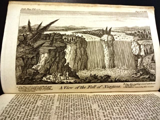 1751 Magazine Engraving Niagara Falls (1 of 5)