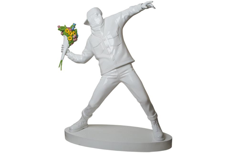 Banksy (After): 3 ft Banksy Flower Bomber 2020 Ed. 100 Medicom (1 of 5)