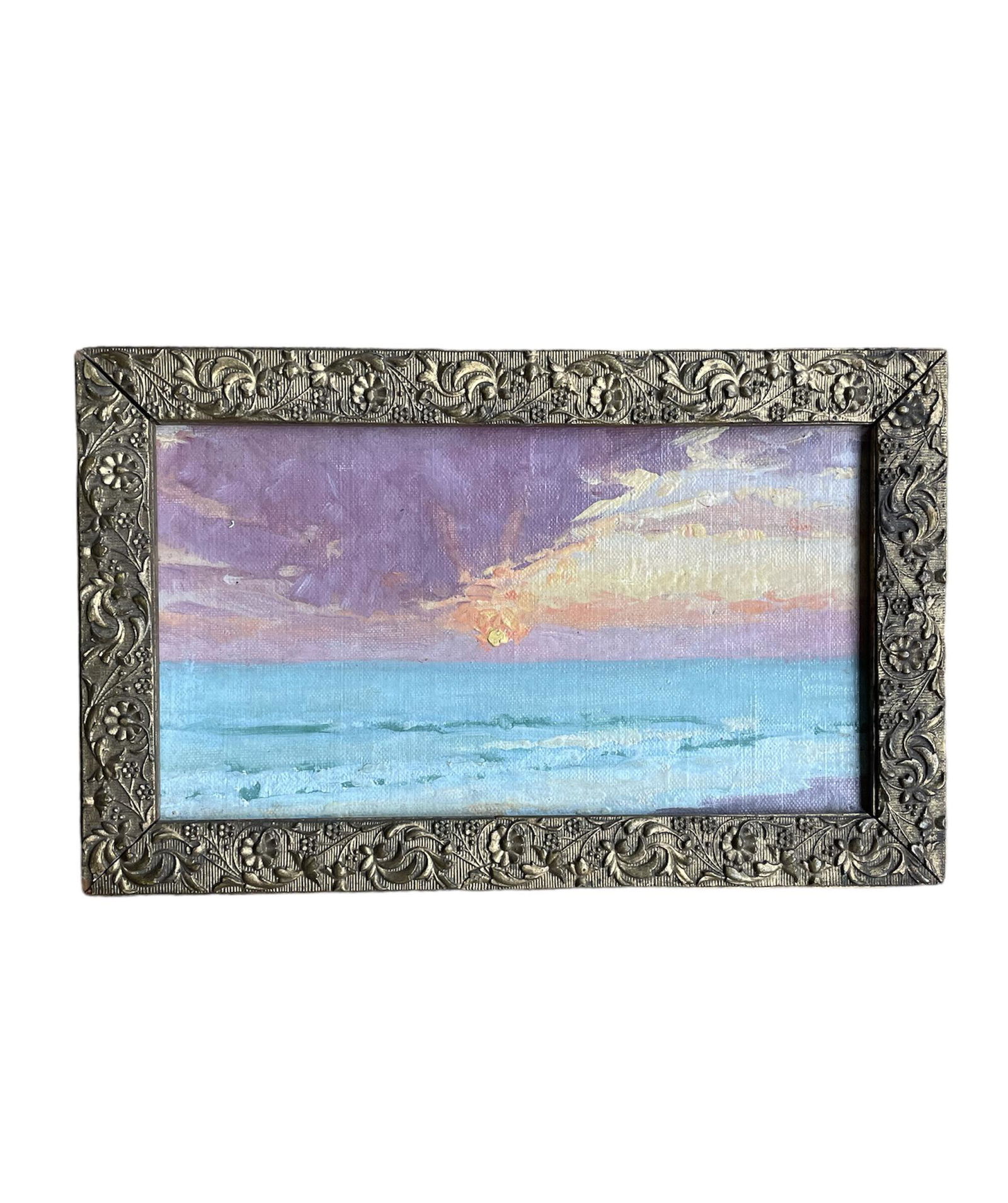 CURTIS PERRY FLORIDA BEACH OIL PAINTING (1 of 3)