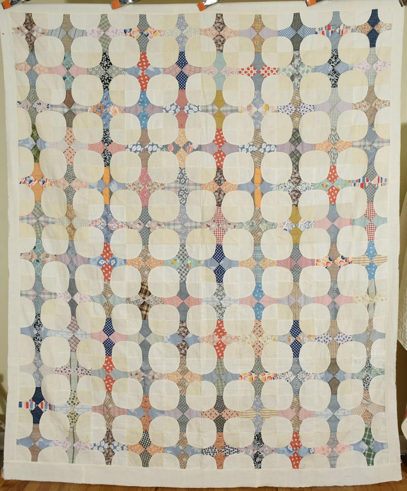 30's Snowball / Hummingbird Quilt Top (1 of 9)