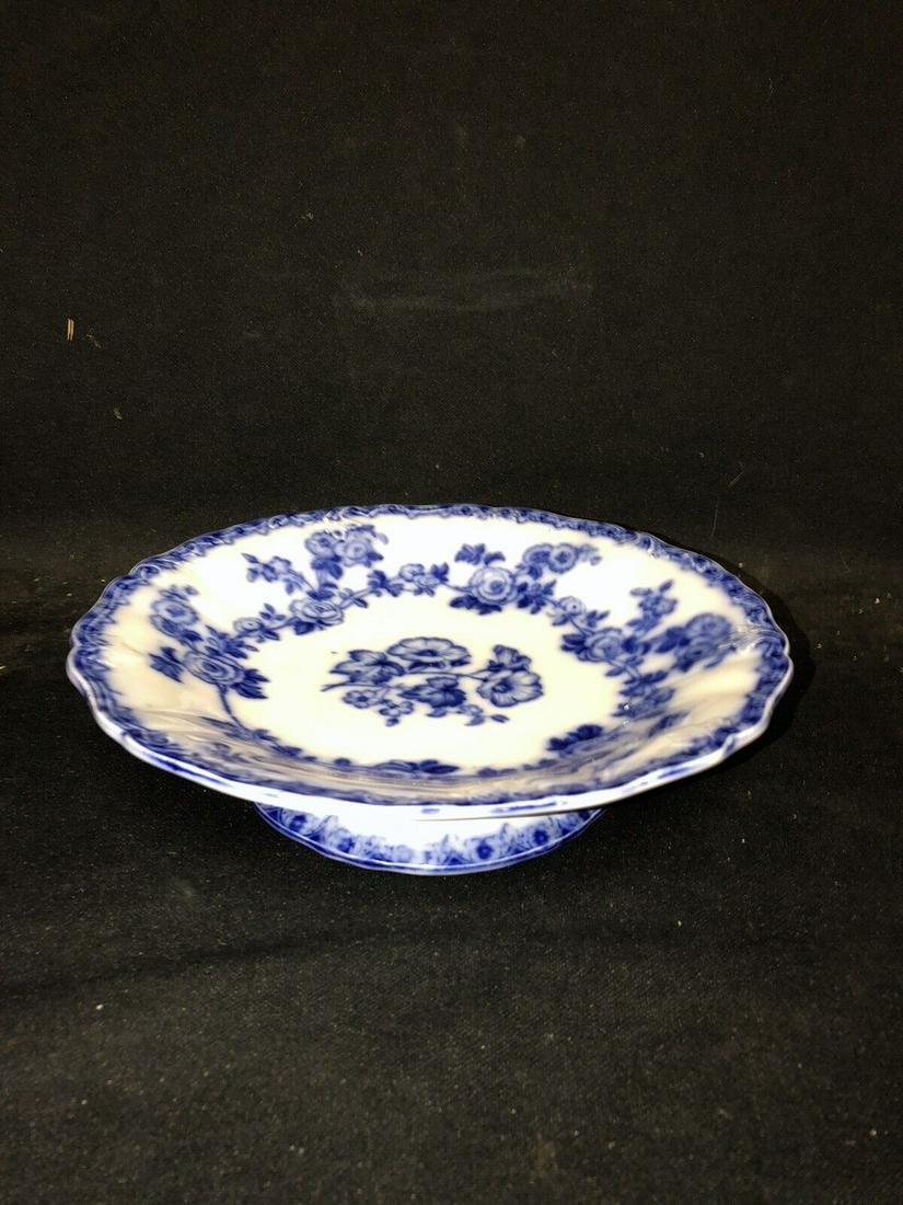 9” wedgwood floral flow blue compote (1 of 6)