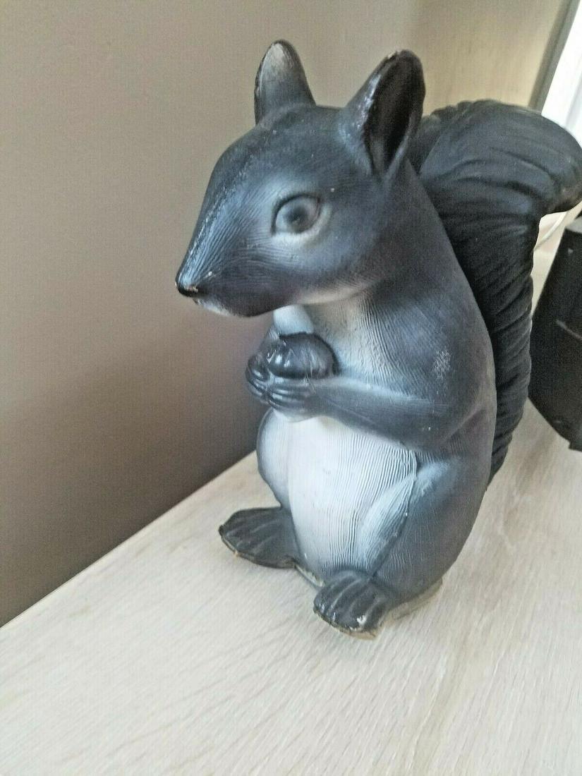 1957 plastic squirrel bank 10" (1 of 5)