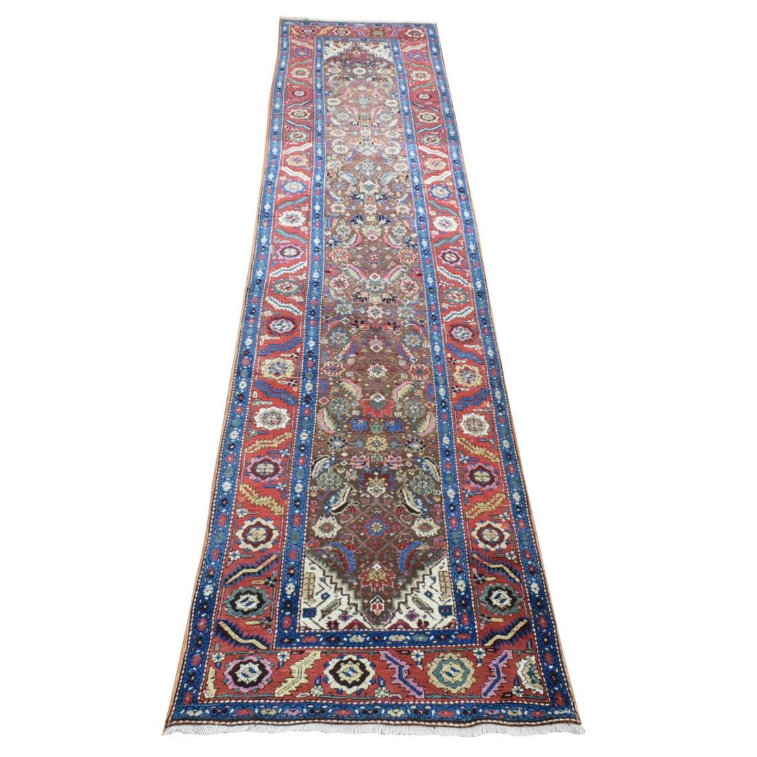 Almond Brown Antique Persian Bakshaish Exc Cond Hand Knotted Wool Rug: Title: Almond Brown Antique Persian Bakshaish Exc Cond Hand Knotted Wool Rug Description: This is a truly genuine one-of-a-kind . It has been Knotted for months and months in the centuries-old weaving