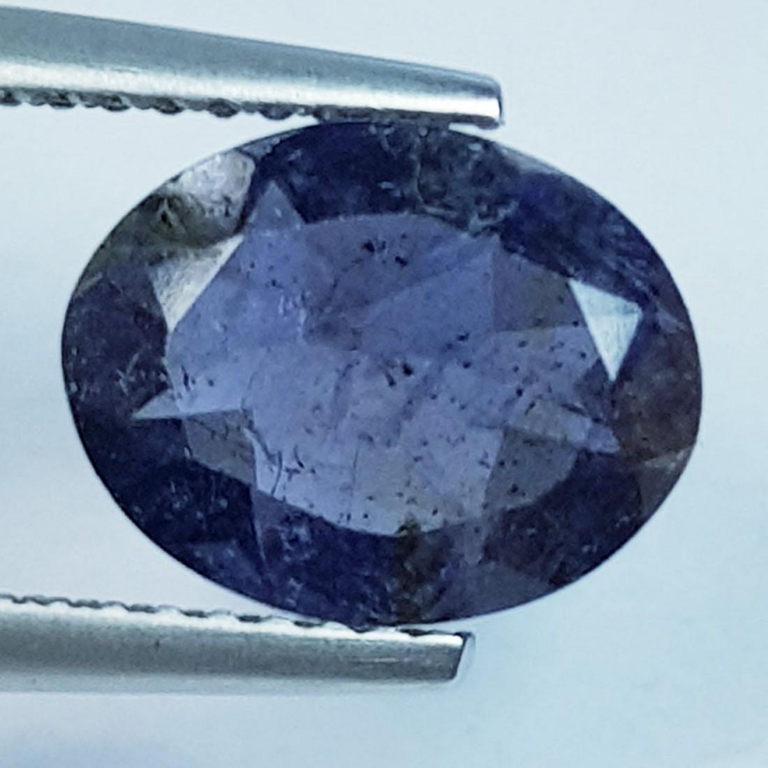 2.10 ctz " Awesome Collection" Oval Cut Natural Iolite: No Reserve! Title: 2.10 ctz " Awesome Collection" Oval Cut Natural Iolite Color/Clarity: Blue / VS Gemstones: Sapphire Carat Weights: 2.1 Size/Dimensions: 10.20 x 8.00 x 4.50 Additional Information: O