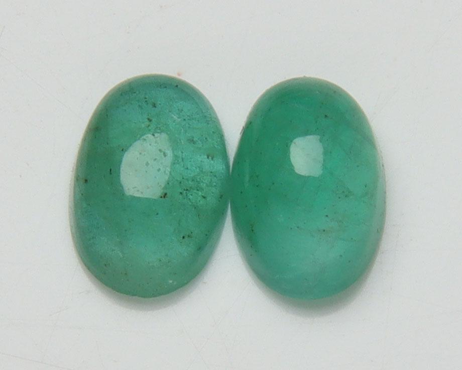 AAA 1.01 Cts Natural Emerald Pair (1 of 2)