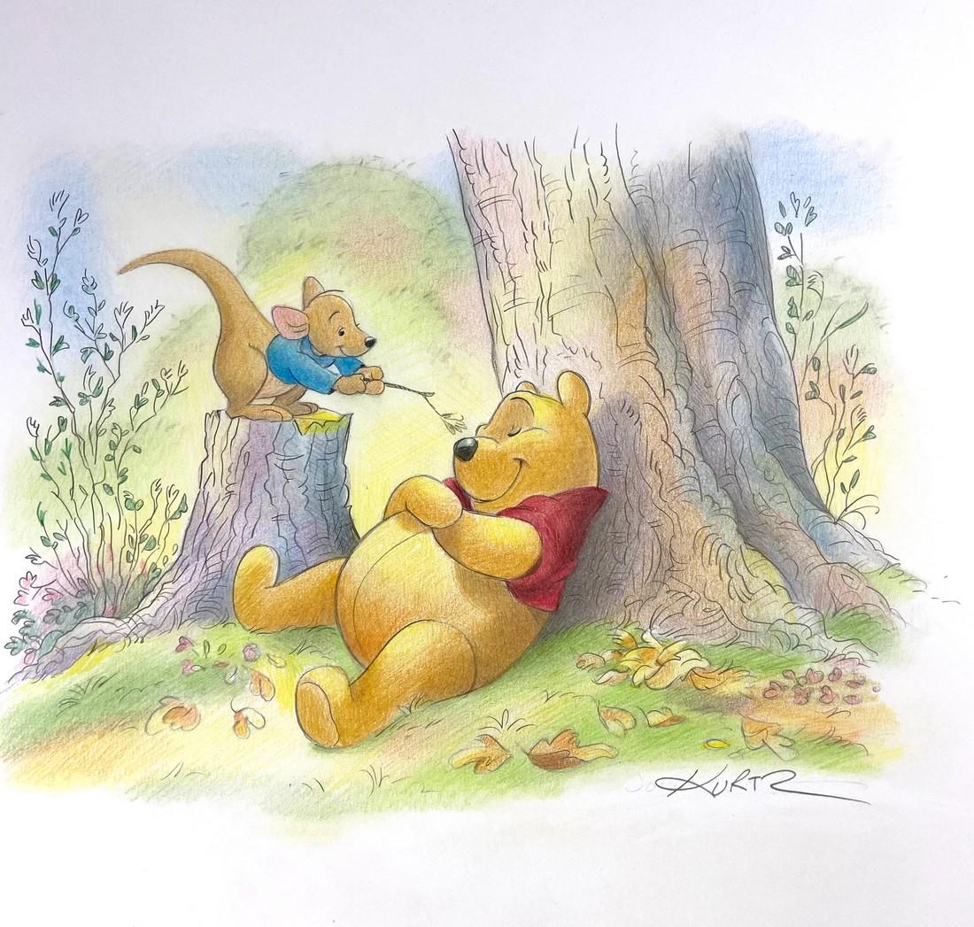 Winnie The Pooh 'best Day Ever' Disney 2005 Original Color