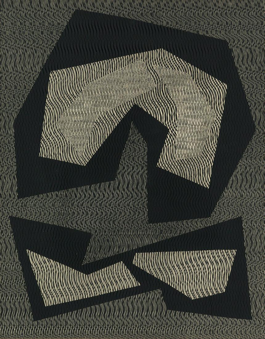 Mon Levinson: Untitled #1: Artist: Mon Levinson Title: Untitled #1Year: 1964 Medium: Screenprint Dimensions: 22 x 17 inches Signed and Dated: Signed and numbered in pencil Edition/Publisher's Notes: From the portfolio "New York