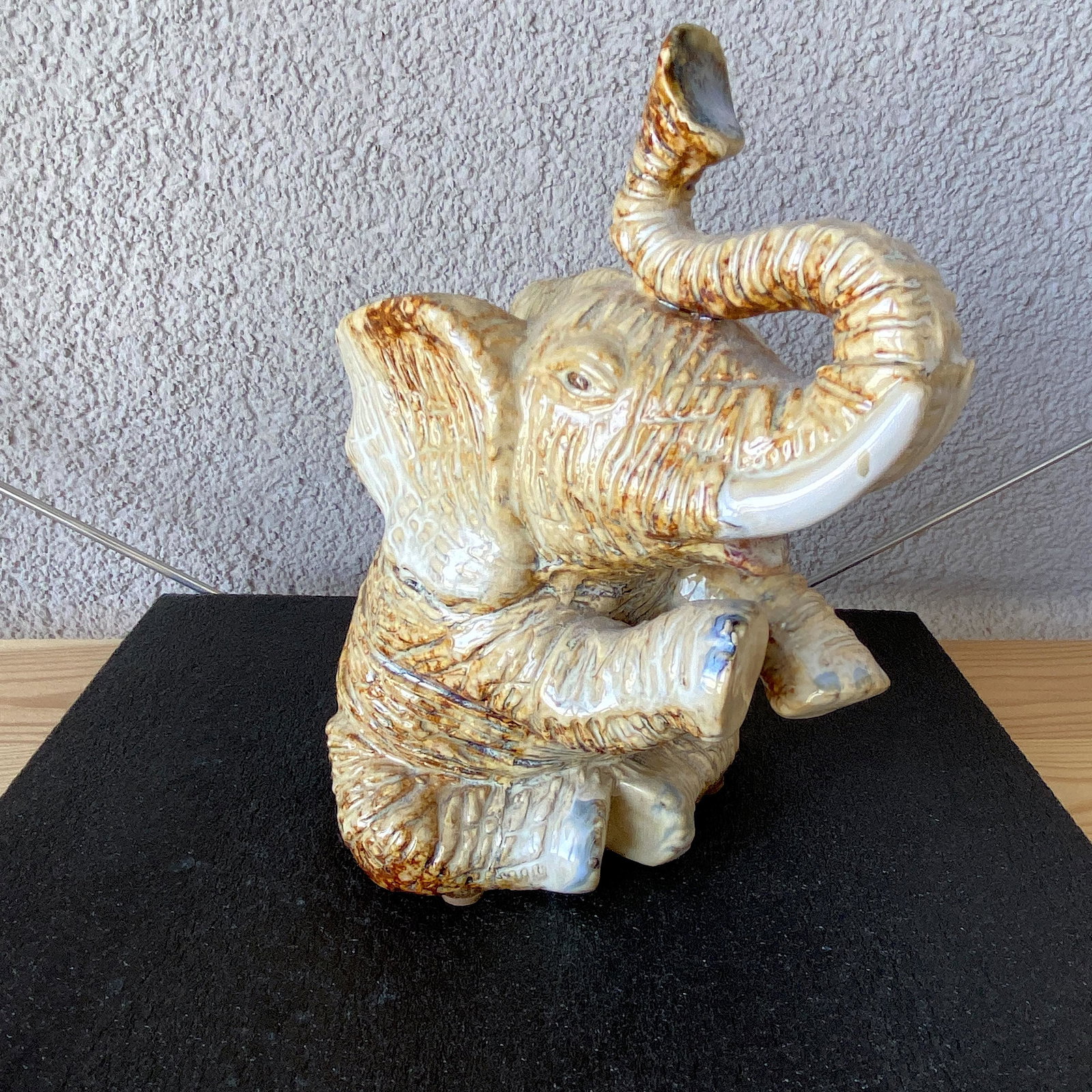 Ceramic elephant statue